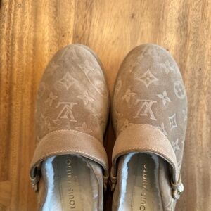 Louis Vuitton Beige Monogram Loafers